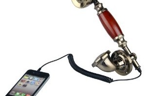 Old style telephone headphone for iphone